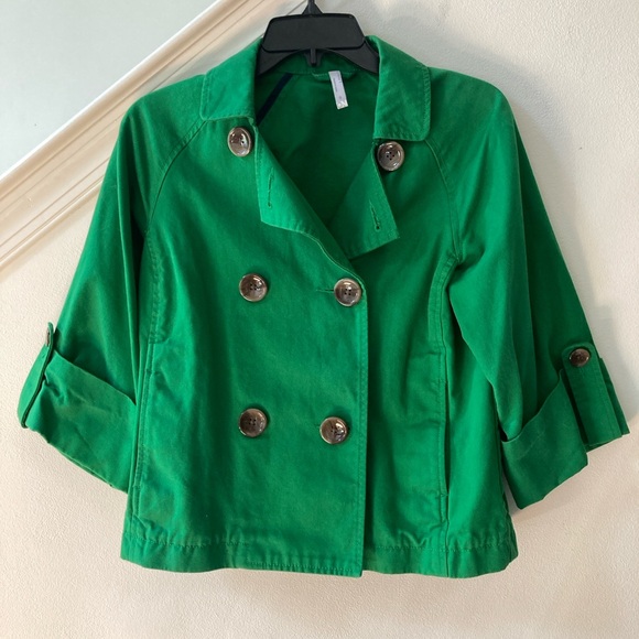 Old Navy Cotton Green Jacket Size Small - Picture 4 of 10